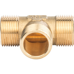 STOUT Тройник наружная резьба 3/4