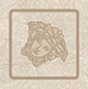 Versace Emote Tozzetto Crema Marfil 4x4 см Декор