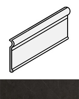 Caesar Anima Zoccolo Graphite 15x30 см бордюр