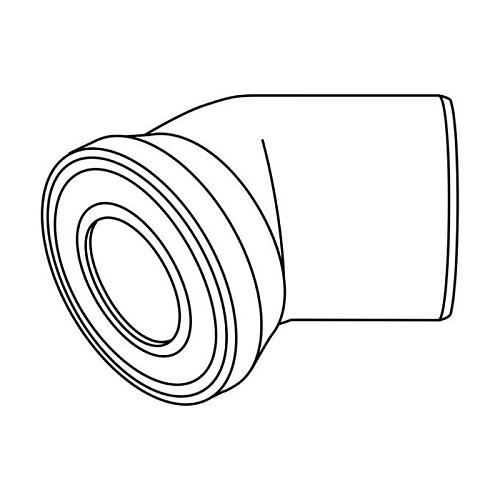 Патрубок для присоединения к унитазу Rehau Raupiano 110/22 мм