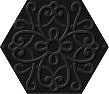 ITT Ceramic Flora Black 23,2X26,7 см Напольная плитка