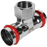 ROMMER Тройник-переходник ВПр-ВР 35х1, из нержавеющей стали, прессовой, арт. RSS-0015-000351