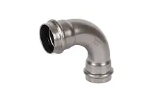 Rommer Угольник 90° ВПр-ВПр 35х35мм, из нержавеющей стали, прессовой, арт. RSS-0003-000035