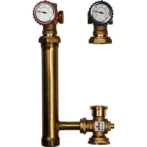 Stout Насосная группа для твердотопливных котлов 1” без насоса