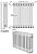 Arbonia 3037  04 секции стальной трубчатый радиатор