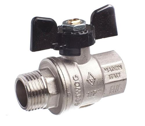 Bugatti Oregon Кран шаровой 3/4 НВ, бабочка