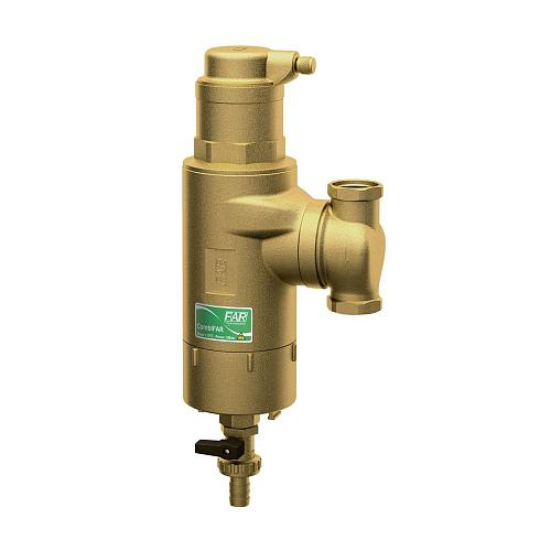Far COMBIFAR- Деаэратор и грязуловитель, с магнит., повор.соед. 1"(ВР)