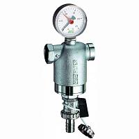 Far Сетчатый фильтр 1/2"ВР-ВР 300 мкм с манометром