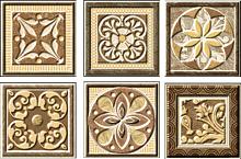 Absolut Ceramica.Marble Taco marble 6x6 Декор вставка. Напольная, керамогранит