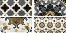 Latina, Arezzo-Toscana, Arezzo Oro Conjunto Комплект декоров из 4 плиток 75х150 мм/75х600 мм