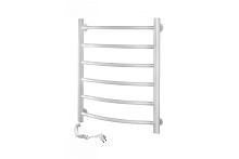 Navin Камелия 600x480 Электрический полотенцесушитель белый с терморегулятором (левостороннее)