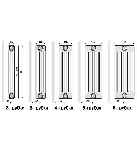 Arbonia 3037 14 секций стальной трубчатый радиатор