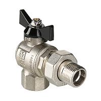 Valtec Perfect Краны шаровые внутренняя/наружная резьба угловой с полусгоном