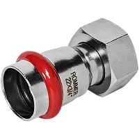 ROMMER Переходник с накидной гайкой ВПр-ВР 22х3/4 из нержавеющей стали прессовой, арт. RSS-0026-002234