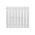 Arbiola Mono H 500-60-08 секции белый вертикальный радиатор c боковым подключением