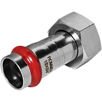 ROMMER Переходник с накидной гайкой ВПр-ВР 18х3/4 из нержавеющей стали прессовой, арт. RSS-0026-001834