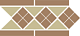 Top Cer Octagon Border Lisbon-1 1 Strip Stand.(Tr.16, Dots 14, Strips 14) 28x15 см  бордюр