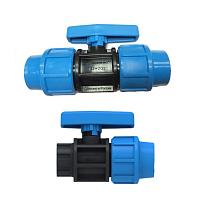 Кран шаровой для труб ПНД