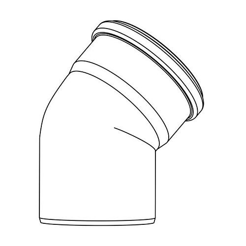 Отвод Rehau Raupiano Plus 40/15°