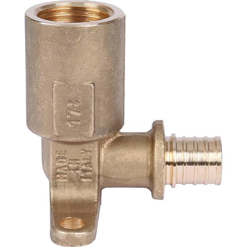 STOUT Угольник 16xRp 1/2" настенный с длинным нарезным патрубком