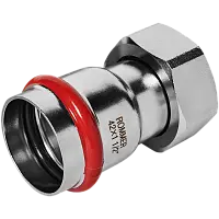 ROMMER Переходник с накидной гайкой ВПр-ВР 42х1 1/2 из нержавеющей стали прессовой, арт. RSS-0026-042112