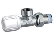 Far Угловой терморегулирующий вентиль с горизонтальной буксой 1/2" ВР