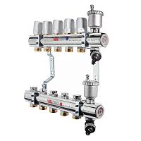 Valtec 1", 3 x 3/4", евроконус Коллекторный блок c регулировочными и балансировочными клапанами