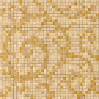 Versace Vanitas Mos.Foglia Gold Oro/Noce 39,4x39,4 см Мозаика