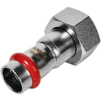 ROMMER Переходник с накидной гайкой ВПр-ВР 15х3/4 из нержавеющей стали прессовой, арт. RSS-0026-001534