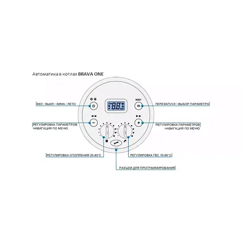 Sime BRAVA SLIM 25 BF Настенный газовый котёл двухконтурный с закрытой камерой сгорания